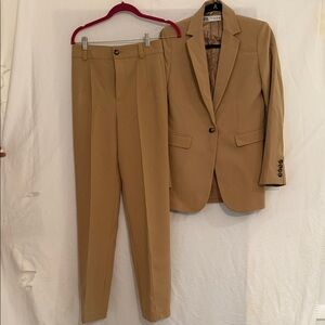 Zara Women's Camel Suit Set
